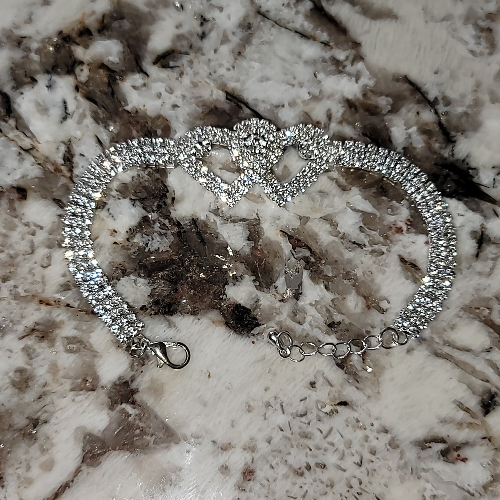 Crystal anklet